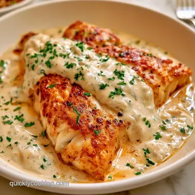 Cod With Horseradish for 4 Servings Recipe Card