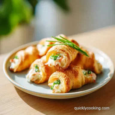 Crab Cheese Crescent Rolls in 25 Minutes Recipe Card