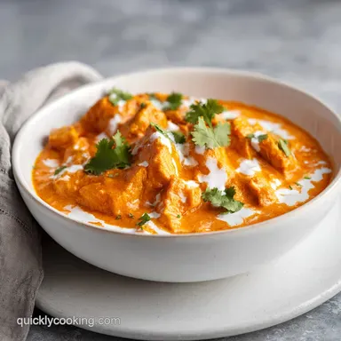 Butter Chicken in 30 Minutes: Creamy and Pan-Seared Recipe Card