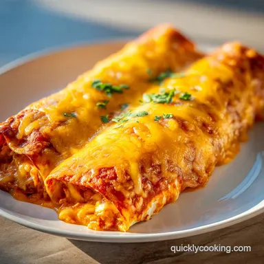 Creamy Chicken Enchiladas in 45 Minutes with Green Sauce Recipe Card