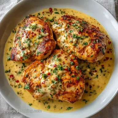 Creamy Garlic Chicken Thighs: One-Pan Recipe Card