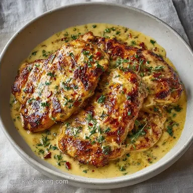 Creamy Garlic Chicken Thighs: One-Pan