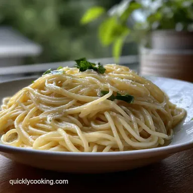 easy one pot creamy garlic pasta in 20 Minutes