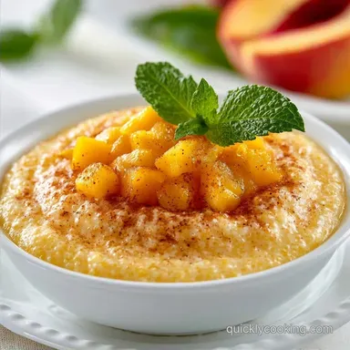 Peach Pudding for 8 Servings