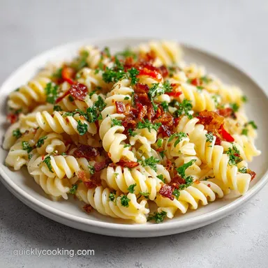 Ranch Pasta Salad with Bacon