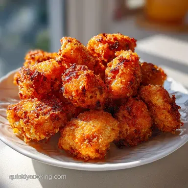 Homemade Crispy Air Fryer Chicken Nuggets in 25 Minutes Recipe Card