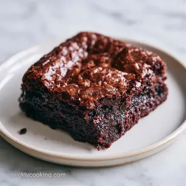 Easy Dr Pepper Brownies Recipe Card
