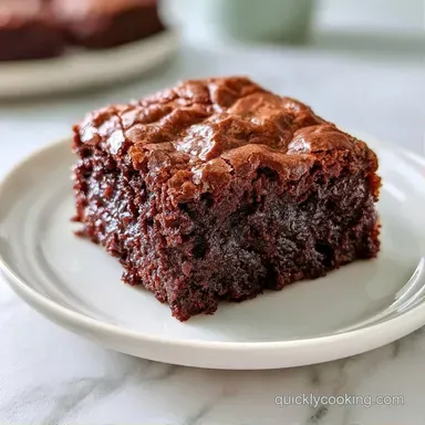 Dr Pepper Chocolate Brownies for 9 Servings Recipe Card