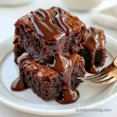 Dr Pepper Glazed Fudge Brownies for 16 Recipe Card