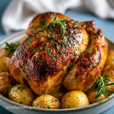 Dutch Oven Chicken: One-Pot Roasted Recipe Card