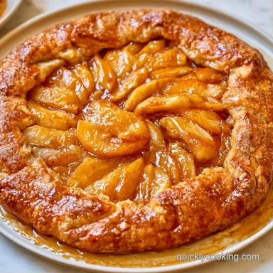 Easy Apple Galette for 8 Servings Recipe Card
