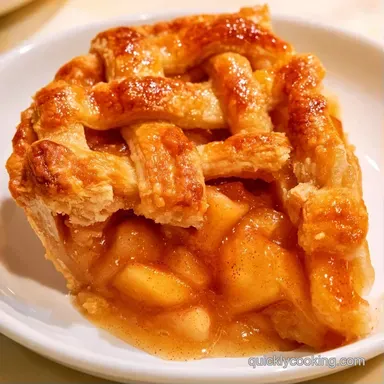 Easy Apple Pie Recipe for 8 Servings Recipe Card
