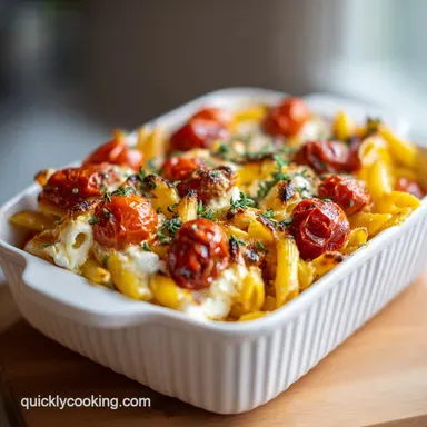 Baked Feta Pasta Easy Recipe in 35 Minutes