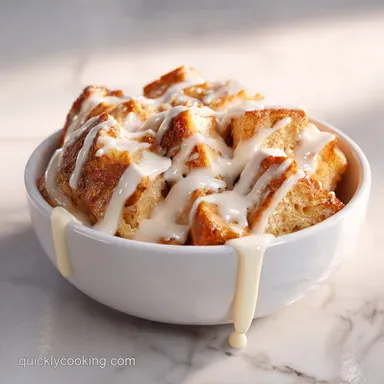 Bread Pudding With Vanilla Sauce for 8 Recipe Card