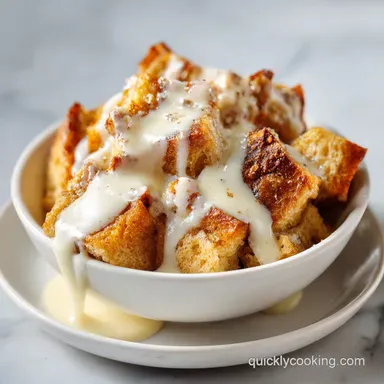 Bread Pudding With Vanilla Sauce for 8
