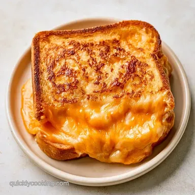 Easy College Grilled Cheese in 10 Minutes Recipe Card