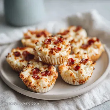 Pizza Cupcakes Baked in 20 Minutes with Molten Cheese