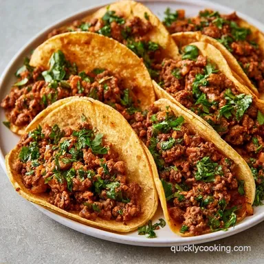 Easy Low FODMAP Beef Tacos in 20 Minutes Recipe Card