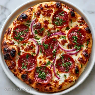 Easy Naan Bread Pizza in 15 Minutes Recipe Card