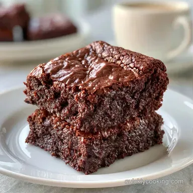 Fast Dr Pepper Brownie Recipe in 45 Min Recipe Card