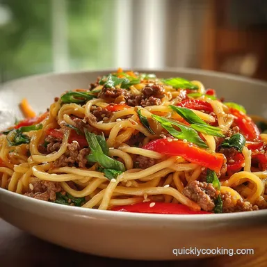 Fast Ground Beef Stir Fry in 15 Minutes