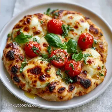 Fresh Basil Margherita Flatbread: 28 Min