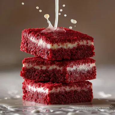 Frosted Red Velvet Bars in 40 Minutes