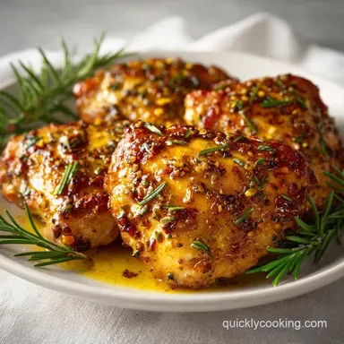 Garlic Herb Chicken: Crispy Roasted Recipe Card