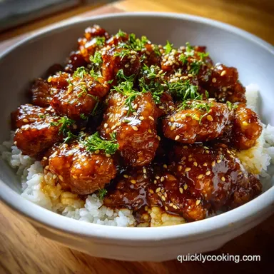 General Tsos Chicken Recipe in 35 Minutes Recipe Card