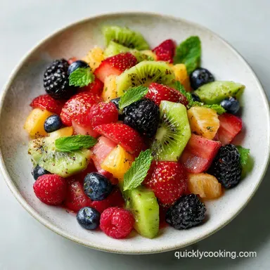 Healthy Brunch Fruit Salad in 15 Minutes