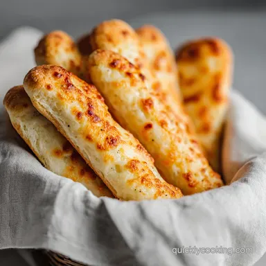 Cheesy Breadsticks in 22 Minutes with Garlic Butter Recipe Card