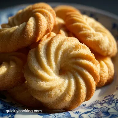 Danish Butter Cookies: Crispy in 45 Minutes Recipe Card