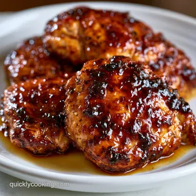 Honey Garlic Chicken Thighs: 35 Minutes Recipe Card