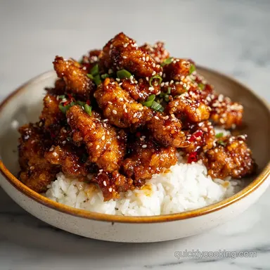 Honey Sesame Chicken for 4 Servings Recipe Card