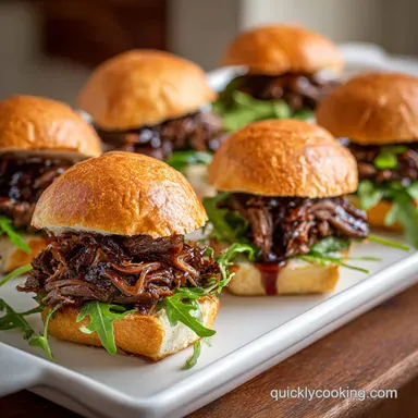 Juicy Mini Sandwiches for Parties: Slow-Cooked