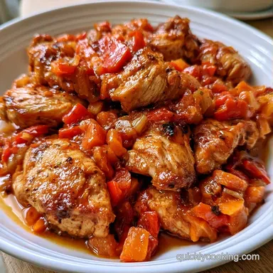 One-Pot Chicken Cacciatore Recipe Card