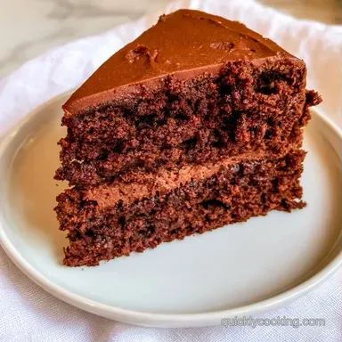 Low FODMAP Flourless Chocolate Cake Baked Recipe Card