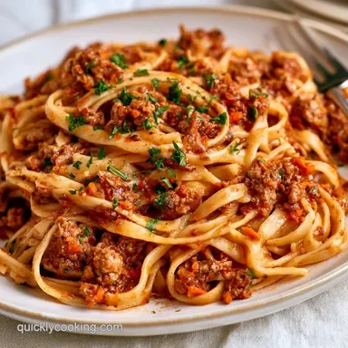 Turkey Bolognese for 4 Servings Recipe Card