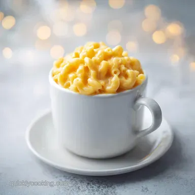 Microwave Mug Mac and Cheese for One | 6 Min