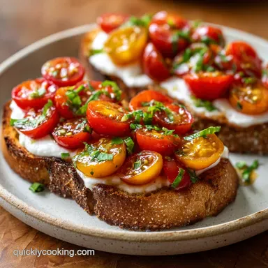 Mozzarella Bruschetta in 25 Minutes