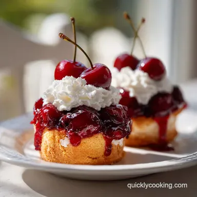 Mini Cherry Cream Cheese Pies in 25 Minutes