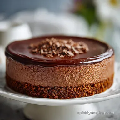 No Bake Chocolate Cheesecake Ready in 30 Min Recipe Card