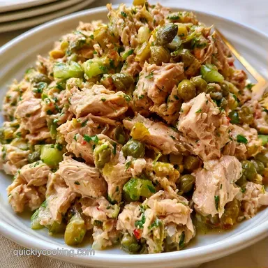 No Kitchen Tuna Salad in 10 Minutes Recipe Card