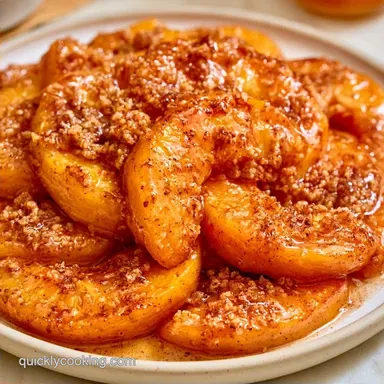 NoBake Peach Crisp in 25 Minutes