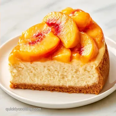 Peaches and Cream Cheesecake: Make-Ahead