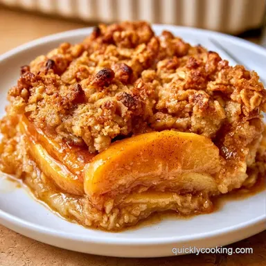Apple Crisp for 8 Servings Recipe Card