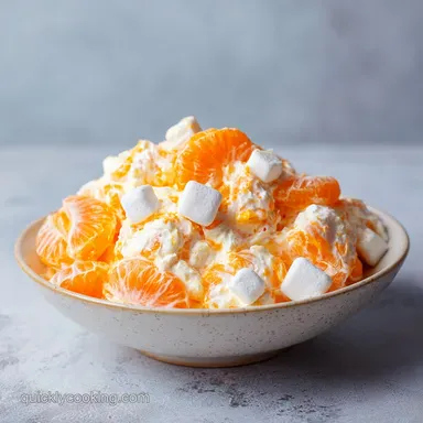 Orange Dreamsicle Salad with Vanilla Pudding for 8 Servings