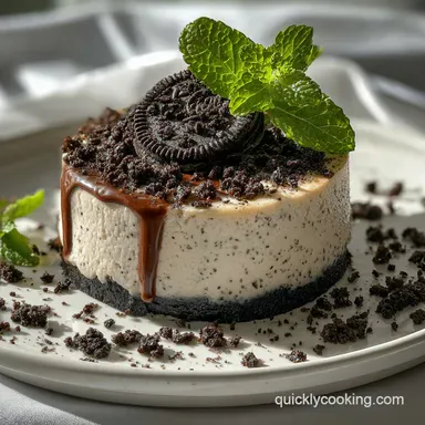 Oreo Cheesecake: No-Bake Method Ready in 30 Min Recipe Card