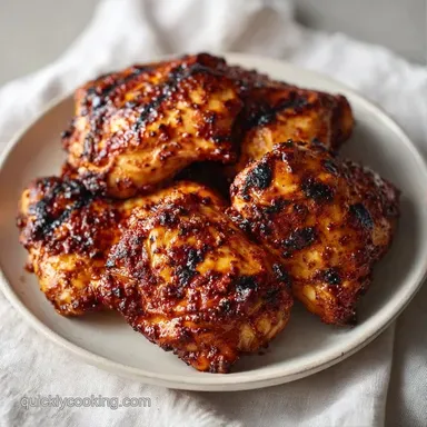 Oven Roasted Boneless Thighs in 30 Min Recipe Card