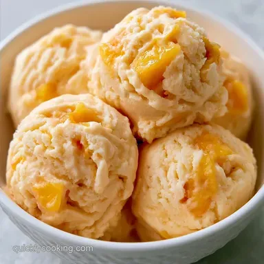 Recipe for Peach Ice Cream: Silky
